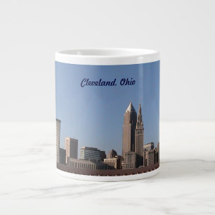 Cleveland, OH Blue Skyline Jumbo Speciality Mug