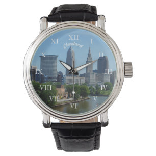 Cleveland, OH Classic River Skyline Watch