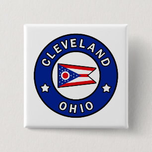 Cleveland Ohio 15 Cm Square Badge