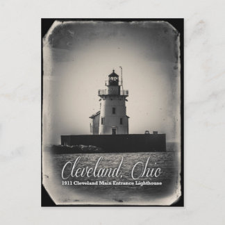 Cleveland, Ohio - 1911 Main Entrance Lighthouse Postcard