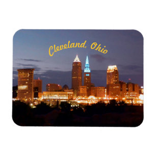 Cleveland Ohio Blues (Curved) Magnet