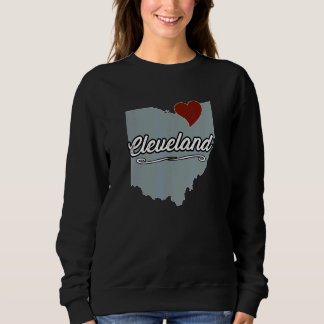 CLEVELAND  Ohio C town OH City State USA  Cute Sou Sweatshirt