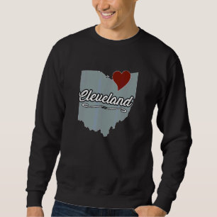 CLEVELAND Ohio C town OH City State USA Cute Sou Sweatshirt