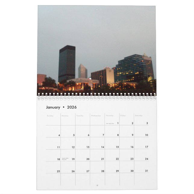 CLEVELAND,OHIO calendar (Jan 2026)