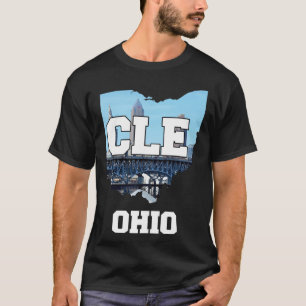 Cleveland Ohio City Skyline T-Shirt