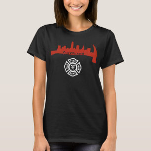 Cleveland Ohio Division of Fire Firefighter Rescue T-Shirt
