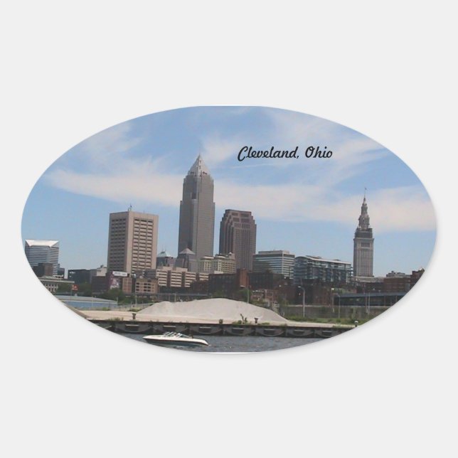 Cleveland Ohio Downtown Sticker (Front)