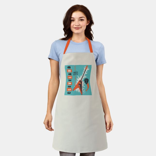 Cleveland Ohio | Electric Guitar Apron (Worn)