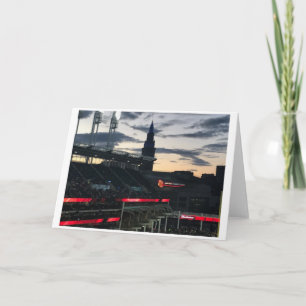 "Cleveland, Ohio Landscape" Greeting Card