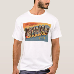 Cleveland, Ohio - Large Letter Scenes 2 T-Shirt