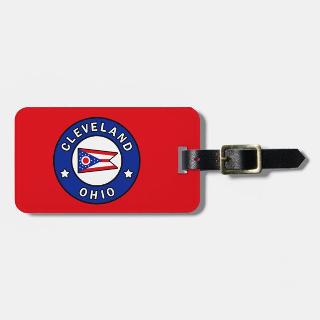 Cleveland Ohio Luggage Tag (Front Horizontal)