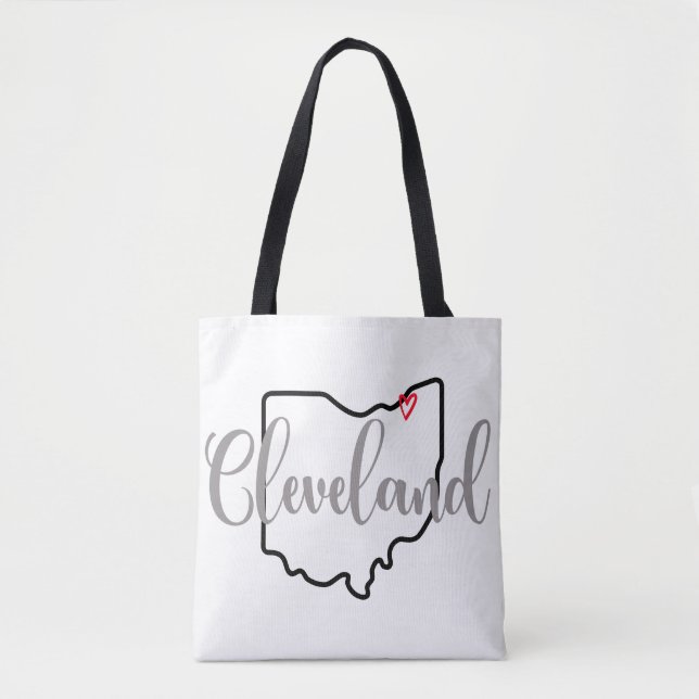 Cleveland Ohio Mug Tote Bag (Front)