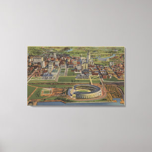 Cleveland, Ohio - Municipal Canvas Print