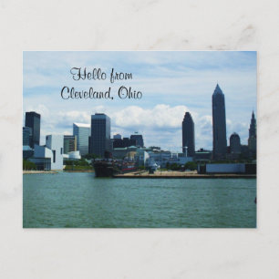 CLEVELAND, OHIO ON THE LAKE postcard