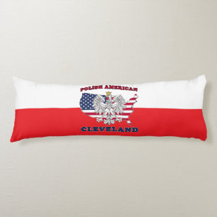 Cleveland Ohio Polish Eagle Body Cushion