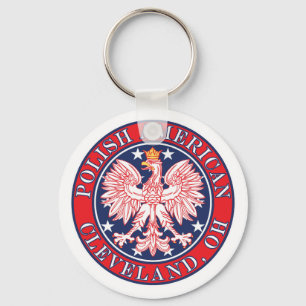 Cleveland Ohio Polish Key Ring