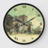 Cleveland Ohio PostCard Clock  Case School Science