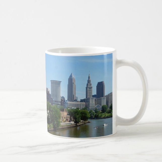Cleveland Ohio River Skyline Mug (Right)