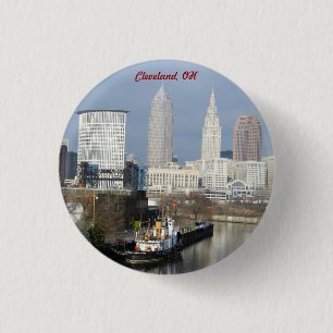 Cleveland, Ohio River View Button