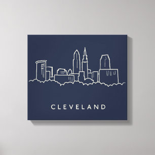 Cleveland Ohio Skyline Canvas Print