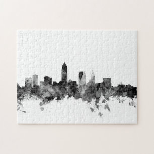 Cleveland Ohio Skyline Jigsaw Puzzle