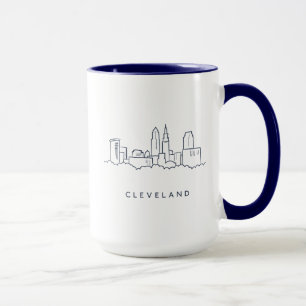 Cleveland Ohio Skyline Mug