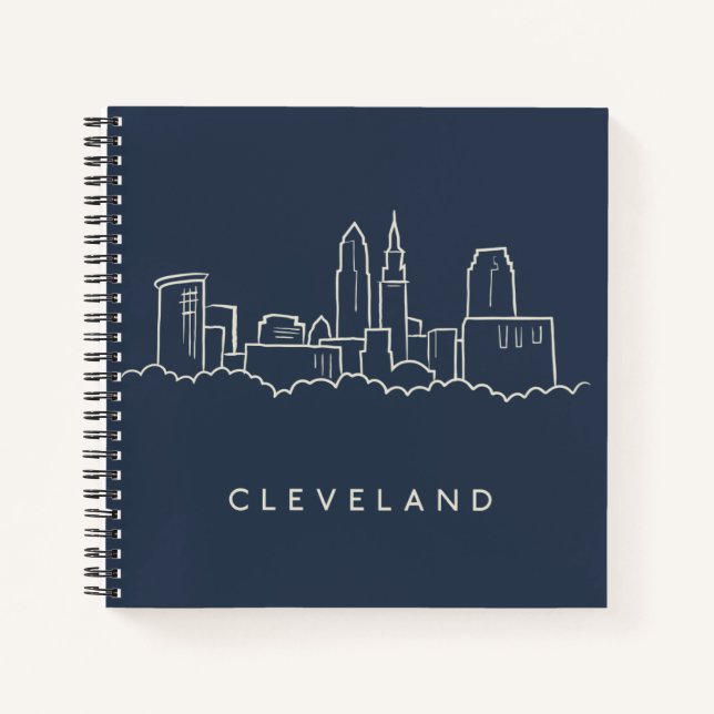 Cleveland Ohio Skyline Notebook (Front)