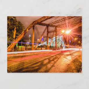 cleveland ohio skyline postcard