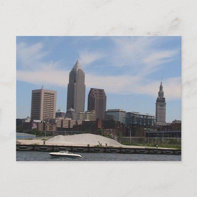 Cleveland Ohio Skyline Postcard (Front)