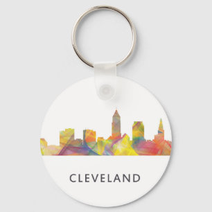CLEVELAND, OHIO SKYLINE WB1 - KEY RING