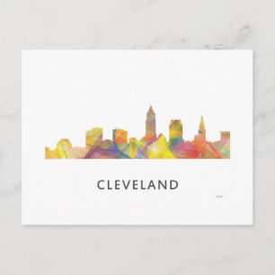 CLEVELAND, OHIO SKYLINE WB1 - POSTCARD