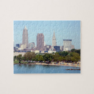 Cleveland, Ohio Summer Skyline Puzzle