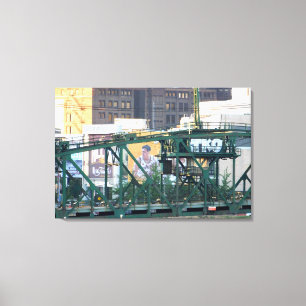 Cleveland Ohio TKO Wrapped Canvas Print