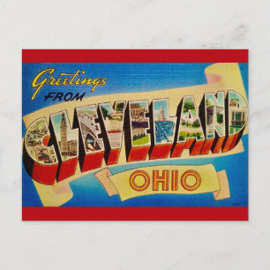 Cleveland Ohio Vintage Postcard
