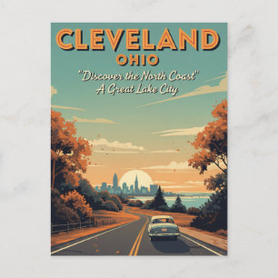 Cleveland Ohio Vintage Travel Postcard