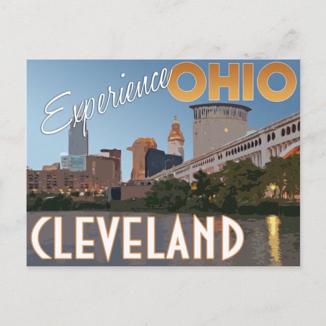 Cleveland Ohio Vintage Travel Postcard (Front)