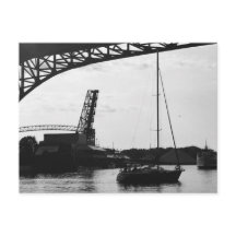 "Cleveland On The River" Photo Postcard