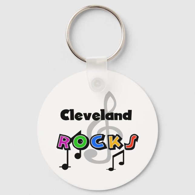 Cleveland Rocks Key Ring (Front)