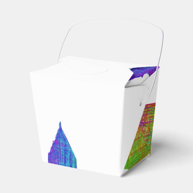 Cleveland skyline favour box (Front Side)