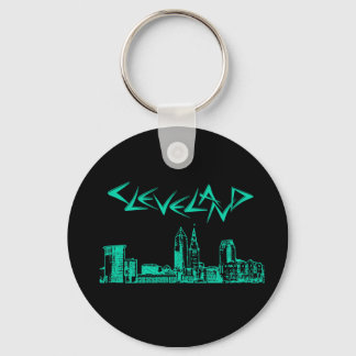 Cleveland Skyline Key Ring