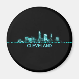 Cleveland Skyline Magnet