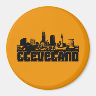 Cleveland Skyline Magnet