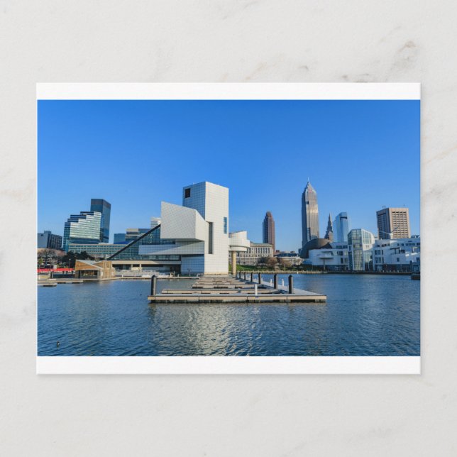 Cleveland Skyline Postcard (Front)