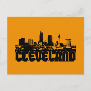 Cleveland Skyline Postcard