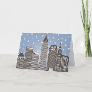 Cleveland Snowflakes Holiday Card