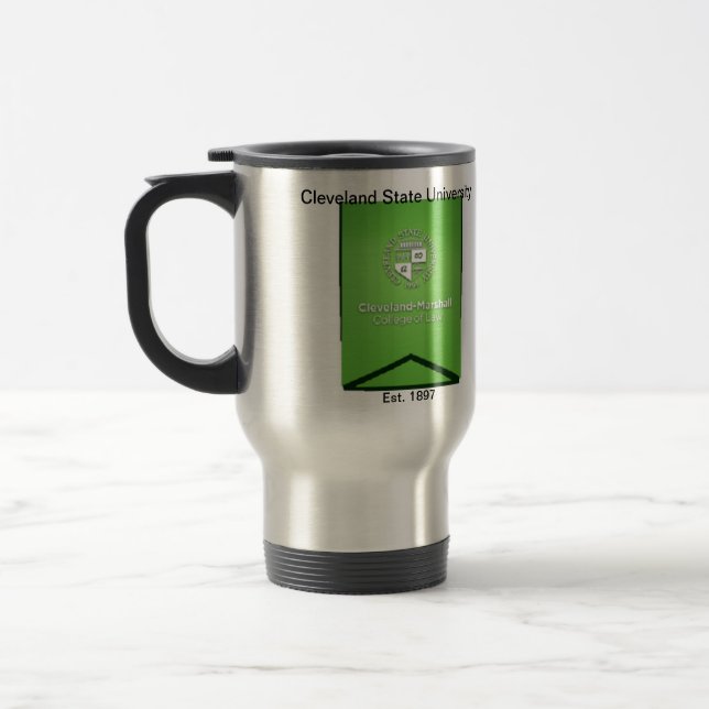 Cleveland State University Law Stainless Travel Mu Mug (Left)