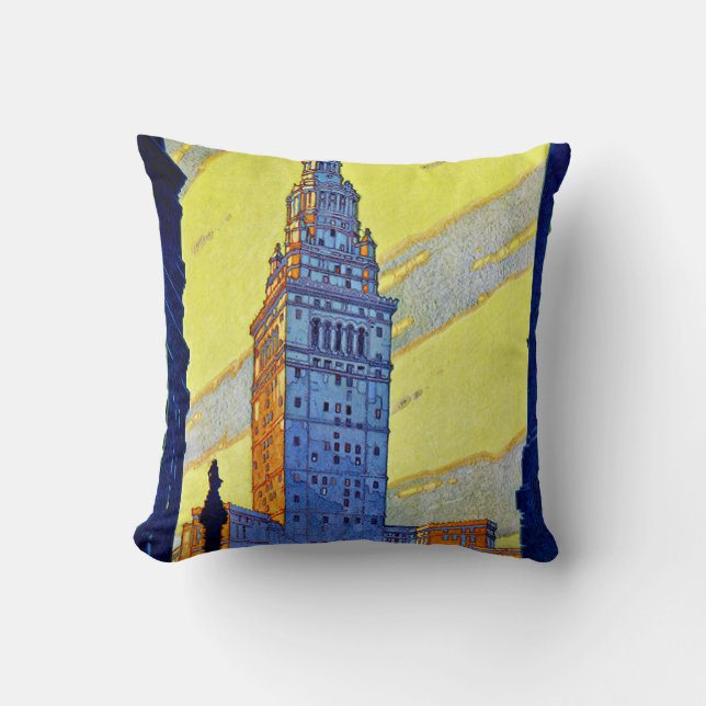 Cleveland ~ Union Terminal Cushion (Front)