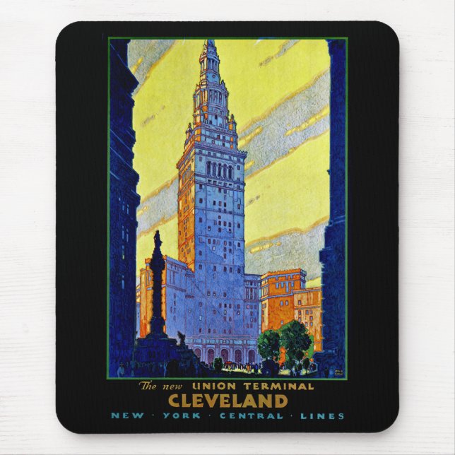 Cleveland ~ Union Terminal Mouse Mat (Front)