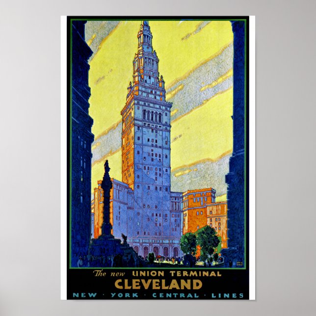 Cleveland Union Terminal Poster (Front)