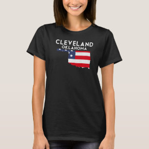 Cleveland USA State America Travel Oklahoman Premi T-Shirt